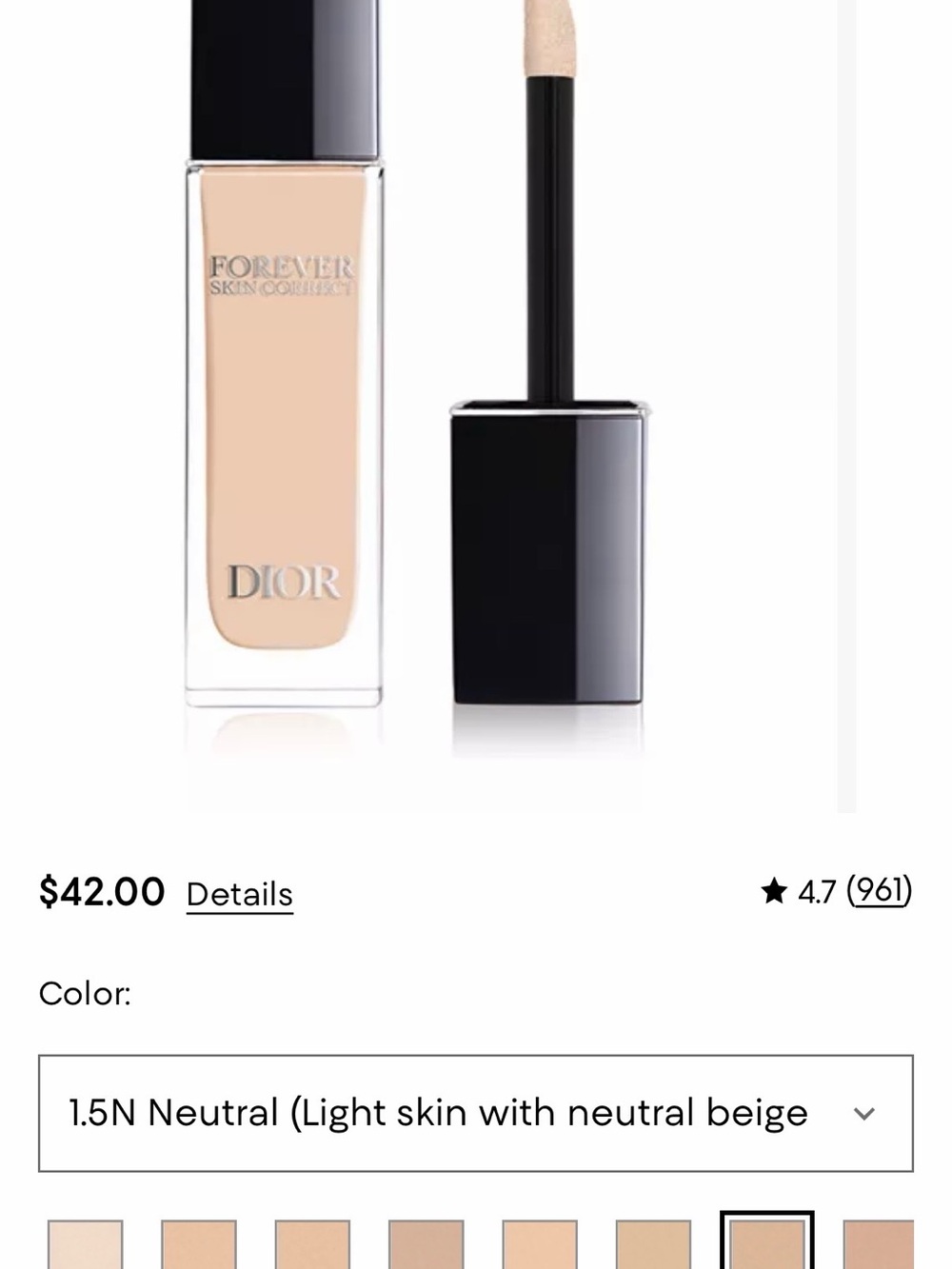 Dior Concealer Liquid Corrector in Neutral Beige. Brand new. Never been opened.